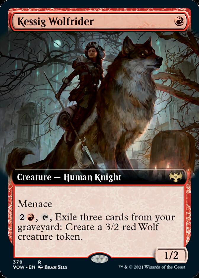 Kessig Wolfrider (Extended Art) [Innistrad: Crimson Vow] | Game Master's Emporium (The New GME)