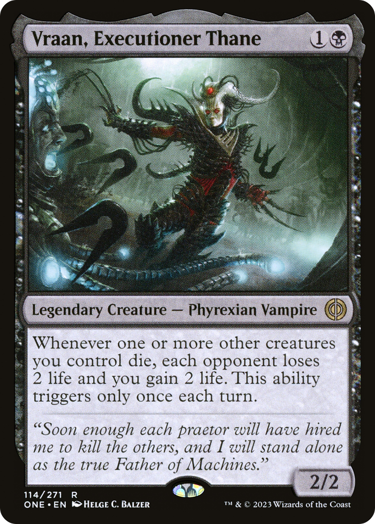 Vraan, Executioner Thane [Phyrexia: All Will Be One] | Game Master's Emporium (The New GME)