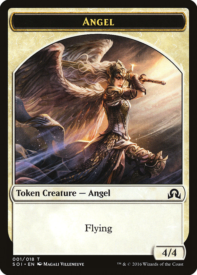 Angel Token [Shadows over Innistrad Tokens] | Game Master's Emporium (The New GME)