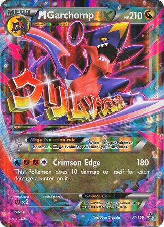 M Garchomp EX (XY168) (Jumbo Card) [XY: Black Star Promos] | Game Master's Emporium (The New GME)