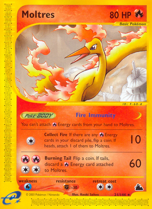 Moltres (21/144) [Skyridge] | Game Master's Emporium (The New GME)