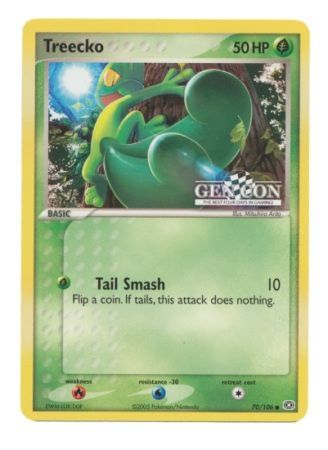 Treecko (70/106) (Gen Con The Best Four Days in Gaming Promo) [EX: Emerald] | Game Master's Emporium (The New GME)