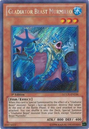 Gladiator Beast Murmillo [LCGX-EN236] Secret Rare | Game Master's Emporium (The New GME)