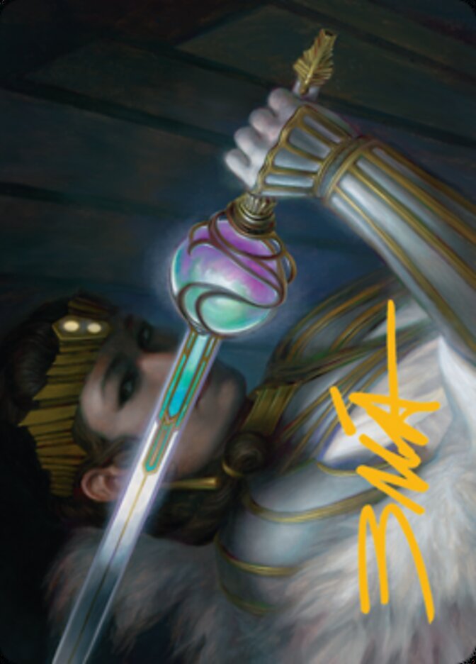 Luxior, Giada's Gift Art Card (Gold-Stamped Signature) [Streets of New Capenna Art Series] | Game Master's Emporium (The New GME)