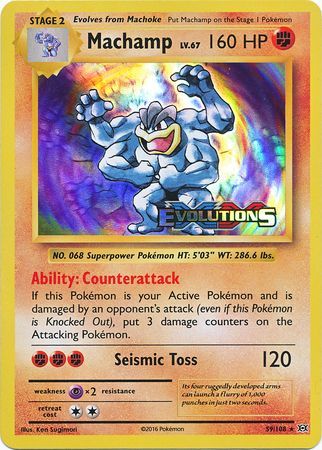 Machamp (59/108) (XY Evolutions Prerelease) [XY: Black Star Promos] | Game Master's Emporium (The New GME)