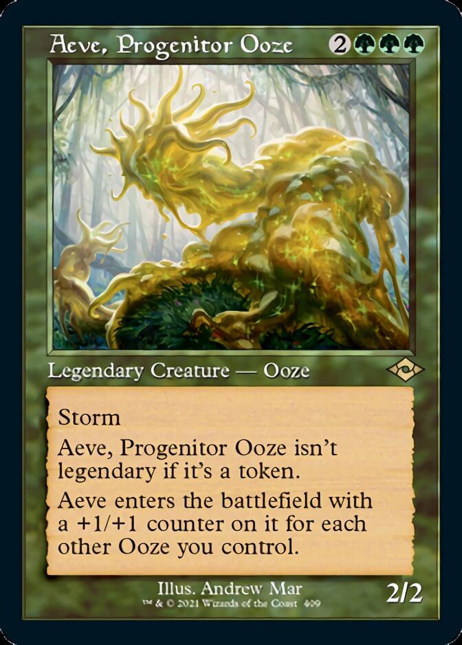 Aeve, Progenitor Ooze (Retro Foil Etched) [Modern Horizons 2] | Game Master's Emporium (The New GME)