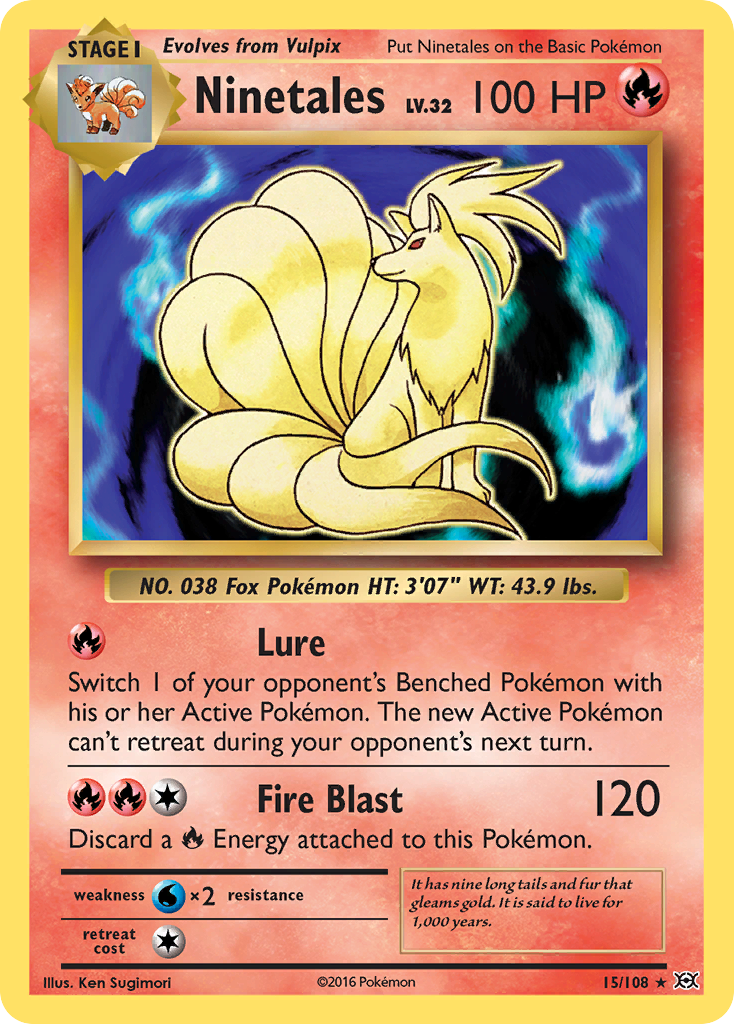 Ninetales (15/108) [XY: Evolutions] | Game Master's Emporium (The New GME)