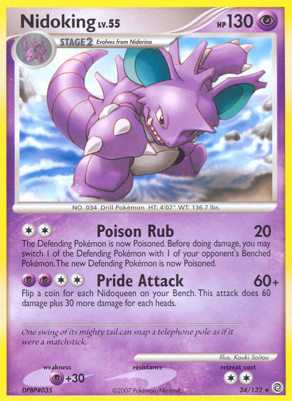 Nidoking (34/132) [Diamond & Pearl: Secret Wonders] | Game Master's Emporium (The New GME)