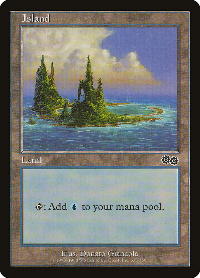 Island (338) [Urza's Saga] | Game Master's Emporium (The New GME)