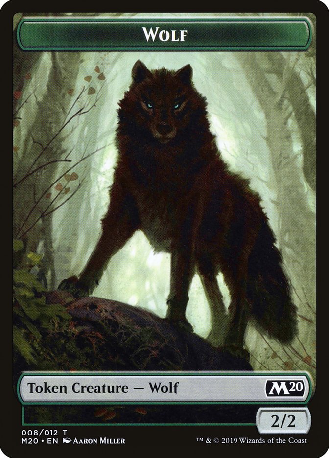 Wolf Token [Core Set 2020 Tokens] | Game Master's Emporium (The New GME)