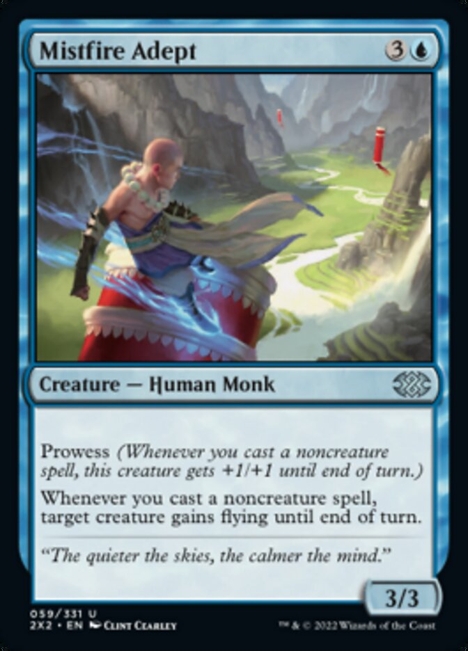 Mistfire Adept [Double Masters 2022] | Game Master's Emporium (The New GME)