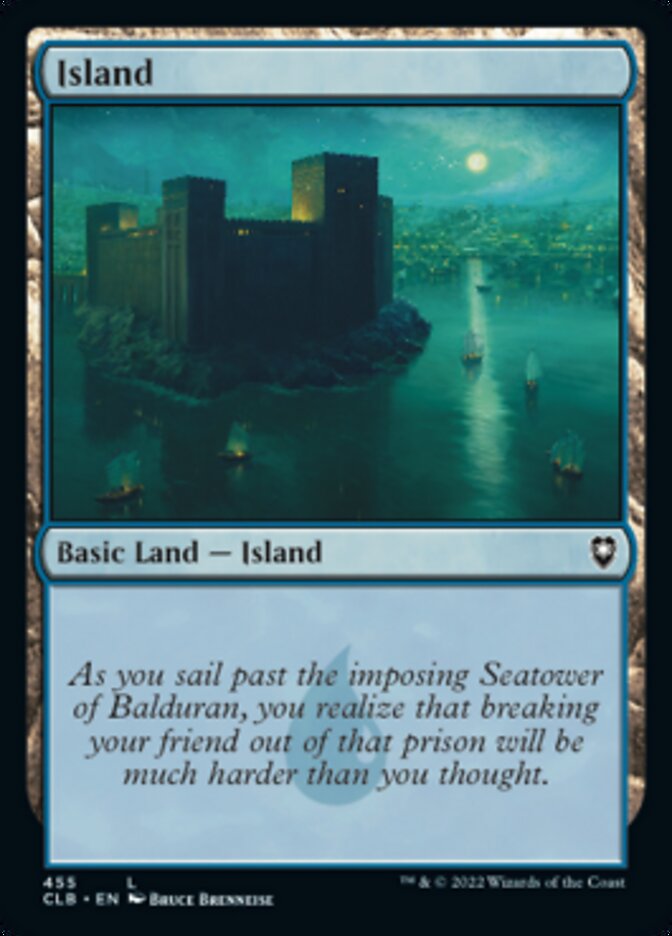 Island (455) [Commander Legends: Battle for Baldur's Gate] | Game Master's Emporium (The New GME)