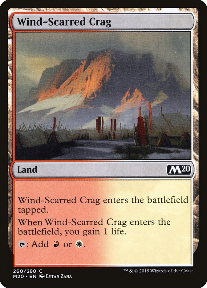 Wind-Scarred Crag [Core Set 2020] | Game Master's Emporium (The New GME)