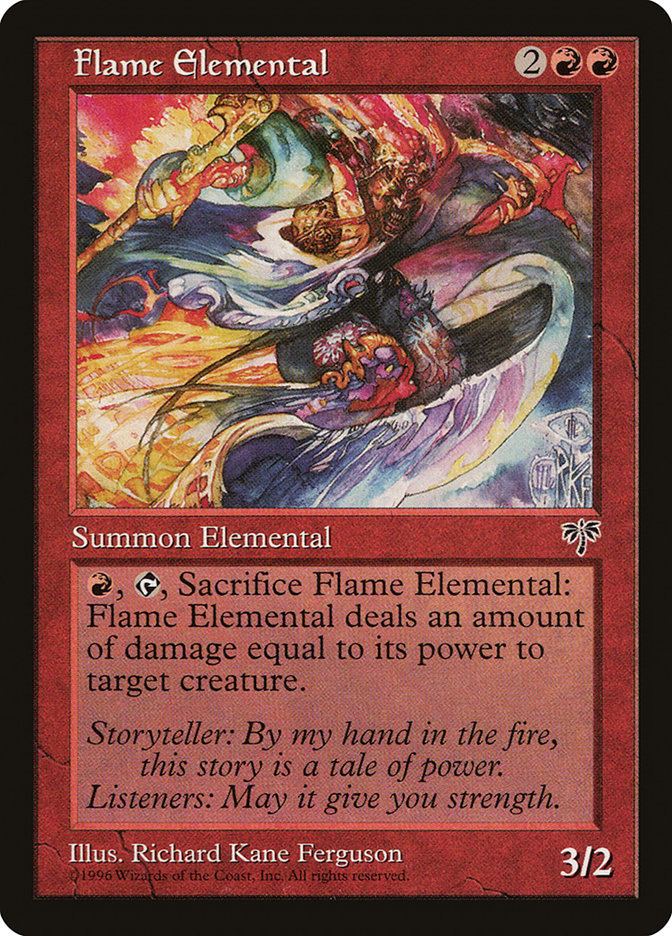 Flame Elemental [Mirage] | Game Master's Emporium (The New GME)