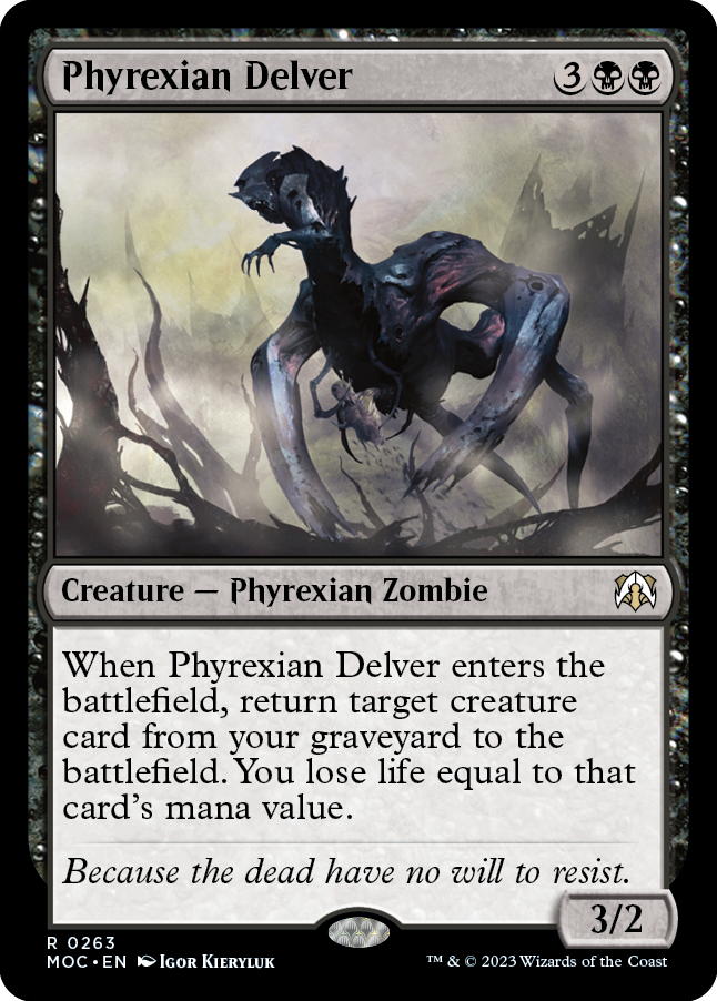 Phyrexian Delver [March of the Machine Commander] | Game Master's Emporium (The New GME)