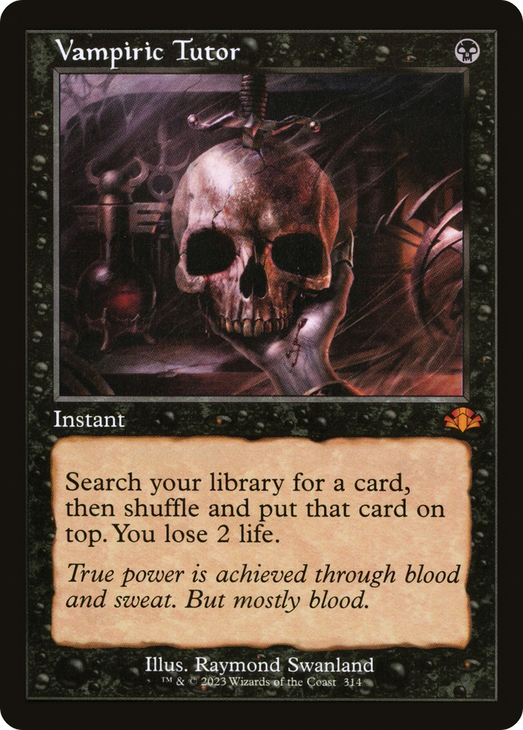 Vampiric Tutor (Retro) [Dominaria Remastered] | Game Master's Emporium (The New GME)