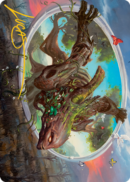 Gaea's Will Art Card (Gold-Stamped Signature) [Modern Horizons 2 Art Series] | Game Master's Emporium (The New GME)