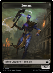 Goblin (0008) // Zombie Double-Sided Token [Ravnica Remastered Tokens] | Game Master's Emporium (The New GME)