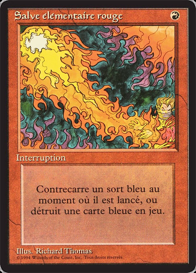 Red Elemental Blast [Foreign Black Border] | Game Master's Emporium (The New GME)