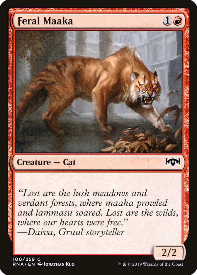 Feral Maaka [Ravnica Allegiance] | Game Master's Emporium (The New GME)