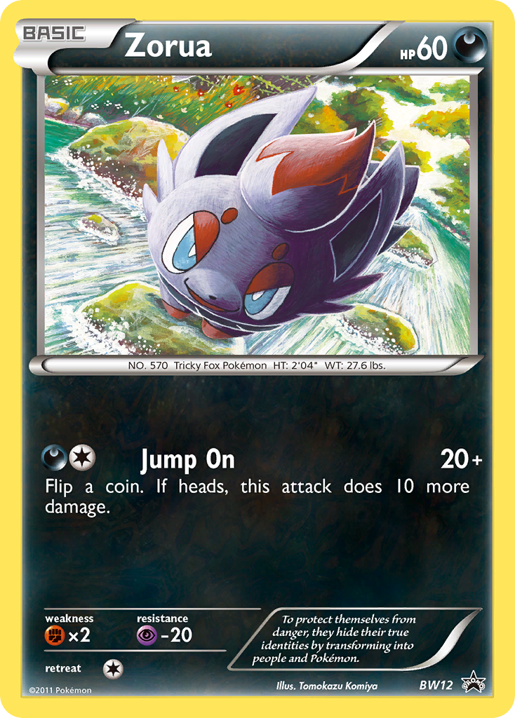 Zorua (BW12) [Black & White: Black Star Promos] | Game Master's Emporium (The New GME)