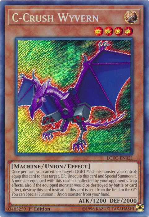 C-Crush Wyvern [LCKC-EN021] Secret Rare | Game Master's Emporium (The New GME)