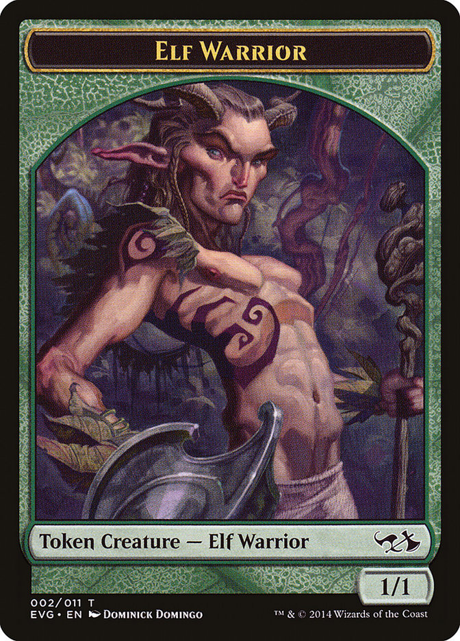 Elf Warrior Token (Elves vs. Goblins) [Duel Decks Anthology Tokens] | Game Master's Emporium (The New GME)