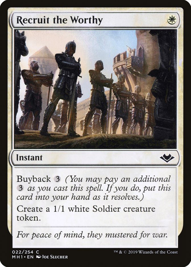 Recruit the Worthy [Modern Horizons] | Game Master's Emporium (The New GME)