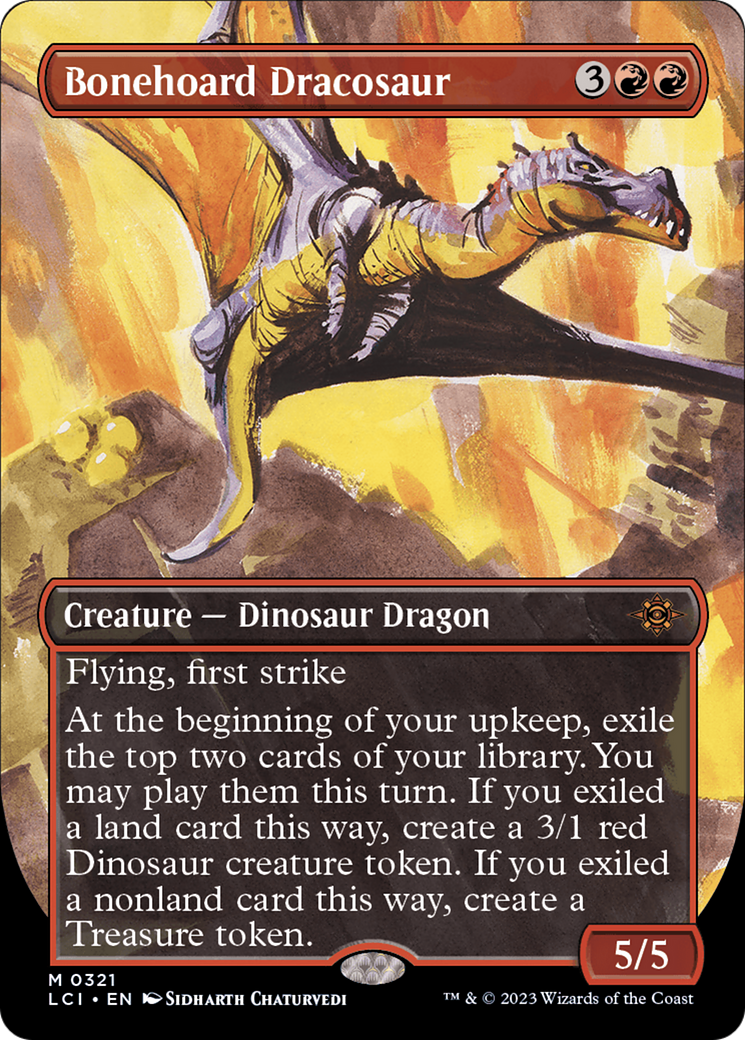 Bonehoard Dracosaur (Borderless) [The Lost Caverns of Ixalan] | Game Master's Emporium (The New GME)