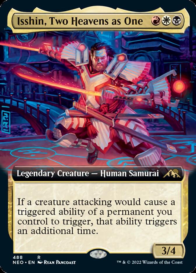 Isshin, Two Heavens as One (Extended Art) [Kamigawa: Neon Dynasty] | Game Master's Emporium (The New GME)