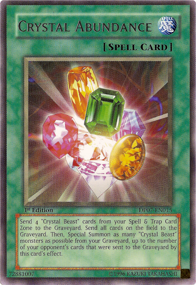 Crystal Abundance [DP07-EN015] Rare | Game Master's Emporium (The New GME)