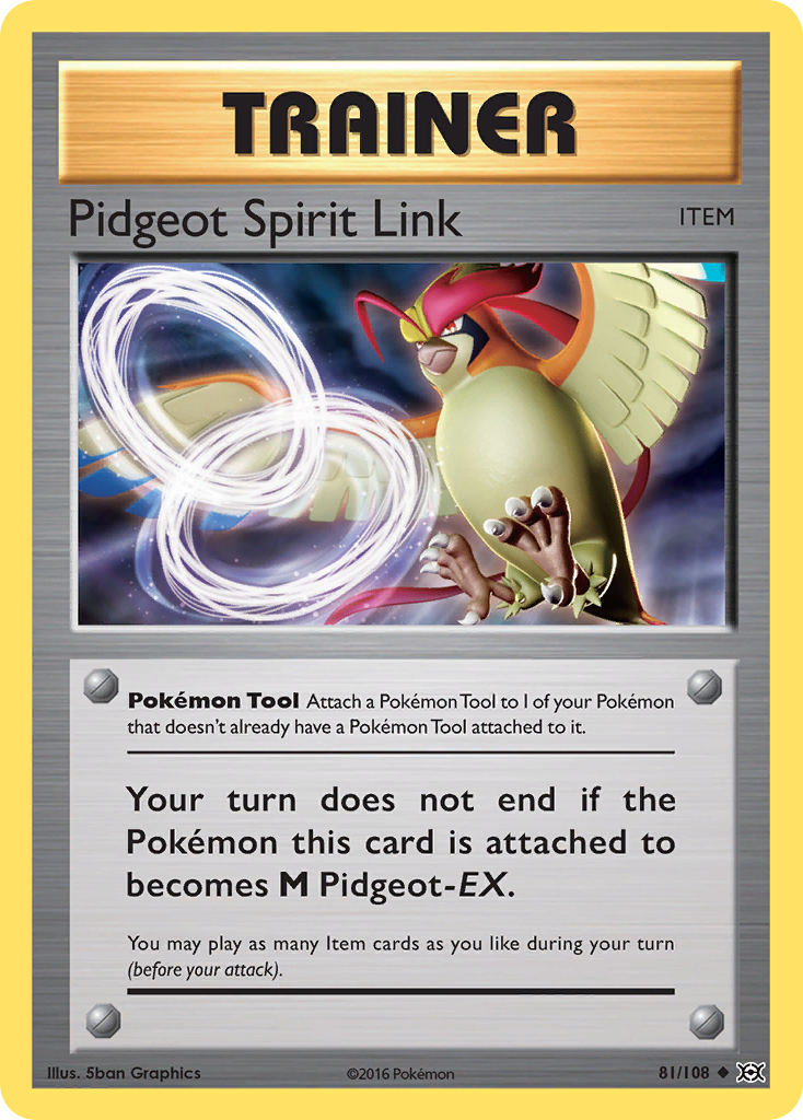 Pidgeot Spirit Link (81/108) [XY: Evolutions] | Game Master's Emporium (The New GME)