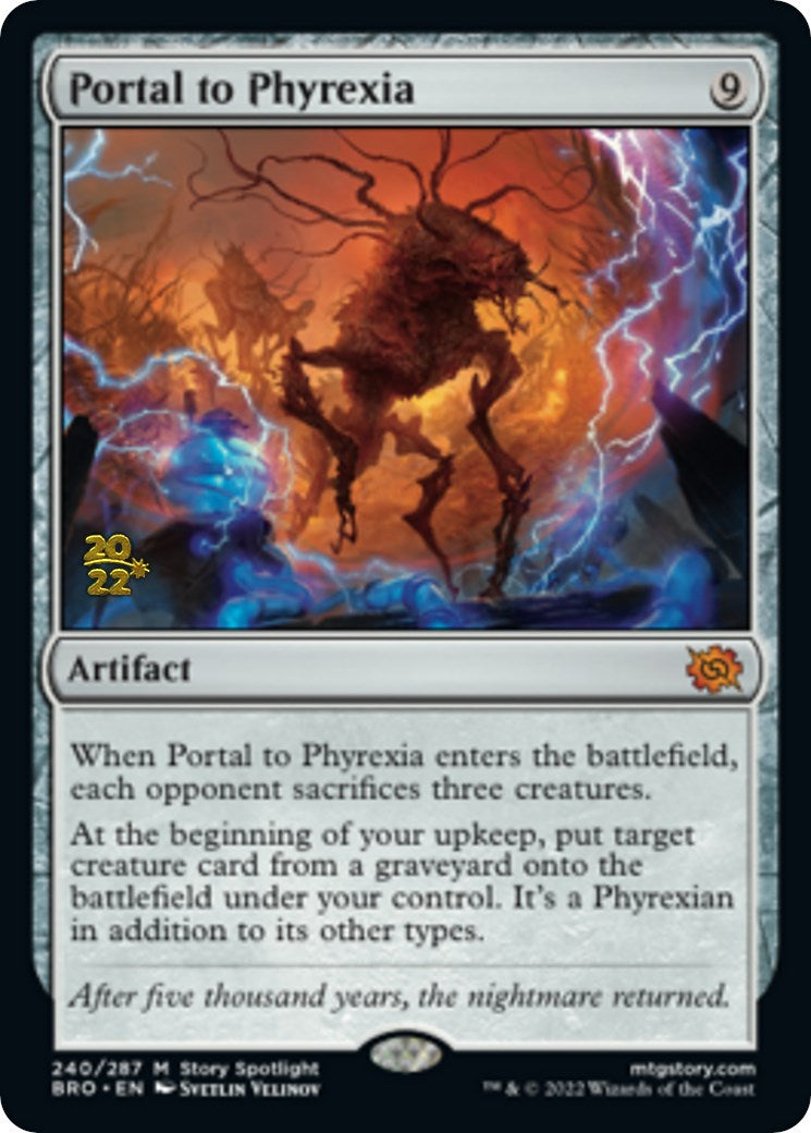 Portal to Phyrexia [The Brothers' War Prerelease Promos] | Game Master's Emporium (The New GME)