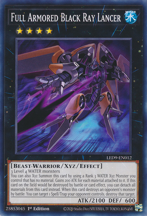 Full Armored Black Ray Lancer [LED9-EN012] Common | Game Master's Emporium (The New GME)