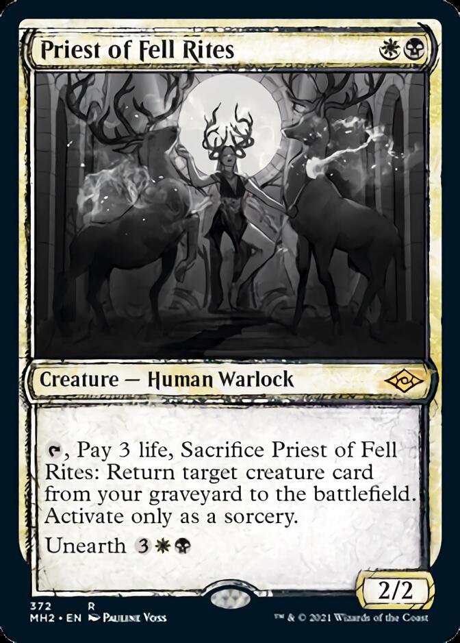 Priest of Fell Rites (Sketch) [Modern Horizons 2] | Game Master's Emporium (The New GME)