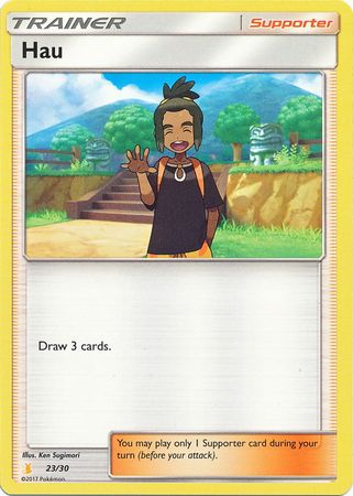 Hau (23/30) [Sun & Moon: Trainer Kit - Alolan Raichu] | Game Master's Emporium (The New GME)