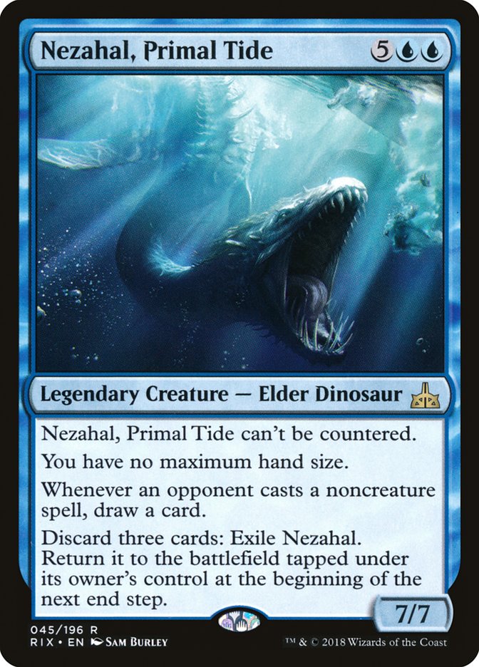 Nezahal, Primal Tide [Rivals of Ixalan] | Game Master's Emporium (The New GME)