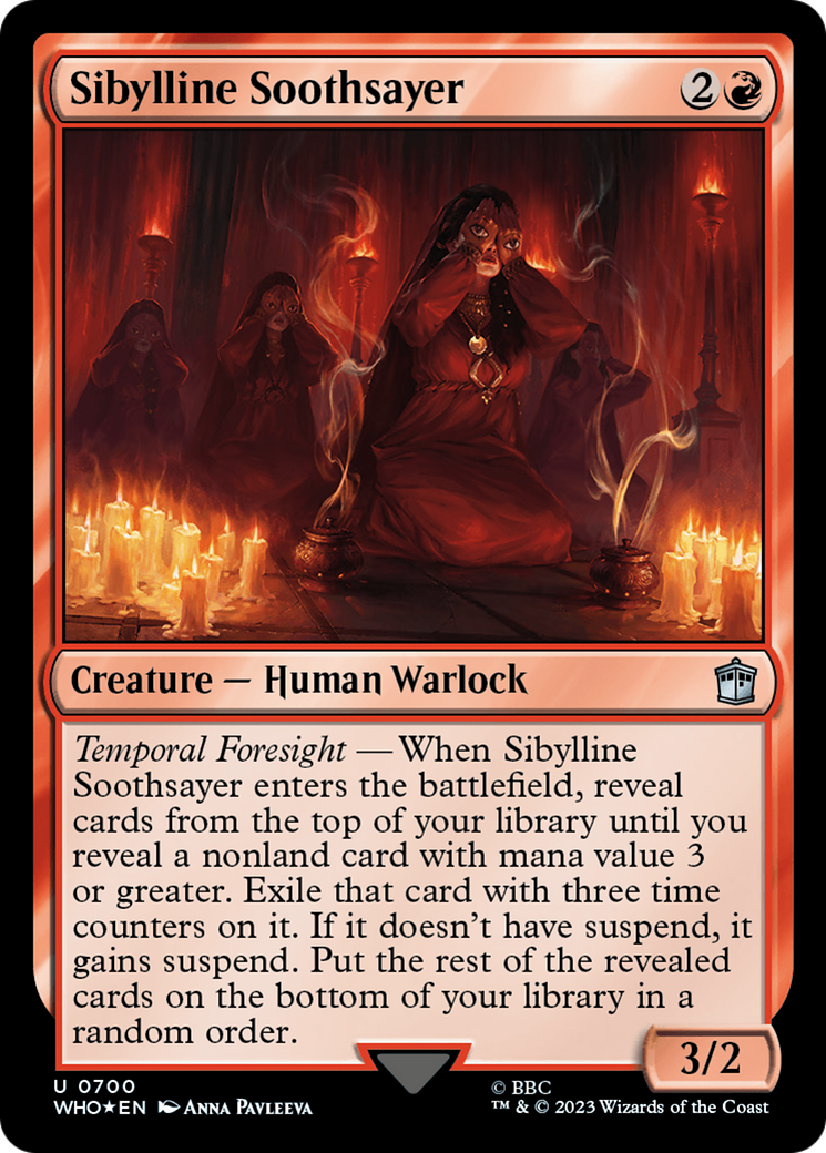 Sibylline Soothsayer (Surge Foil) [Doctor Who] | Game Master's Emporium (The New GME)