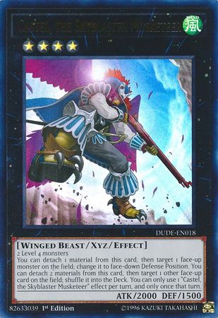 Castel, the Skyblaster Musketeer [DUDE-EN018] Ultra Rare | Game Master's Emporium (The New GME)