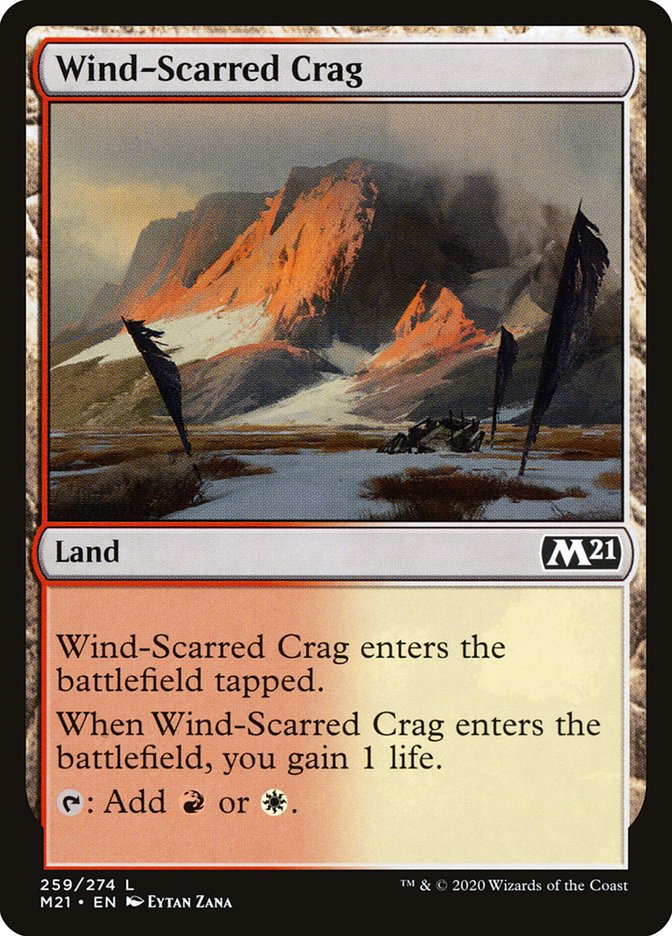 Wind-Scarred Crag [Core Set 2021] | Game Master's Emporium (The New GME)