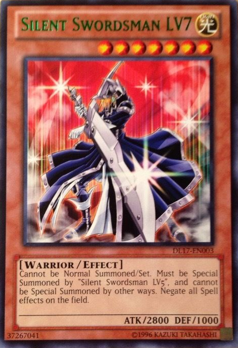 Silent Swordsman LV7 (Green) [DL17-EN003] Rare | Game Master's Emporium (The New GME)