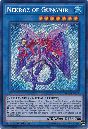 Nekroz of Gungnir [MP15-EN219] Secret Rare | Game Master's Emporium (The New GME)