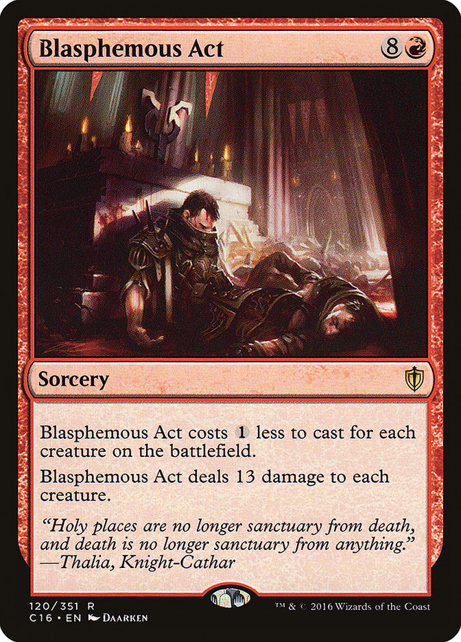 Blasphemous Act [Commander 2016] | Game Master's Emporium (The New GME)