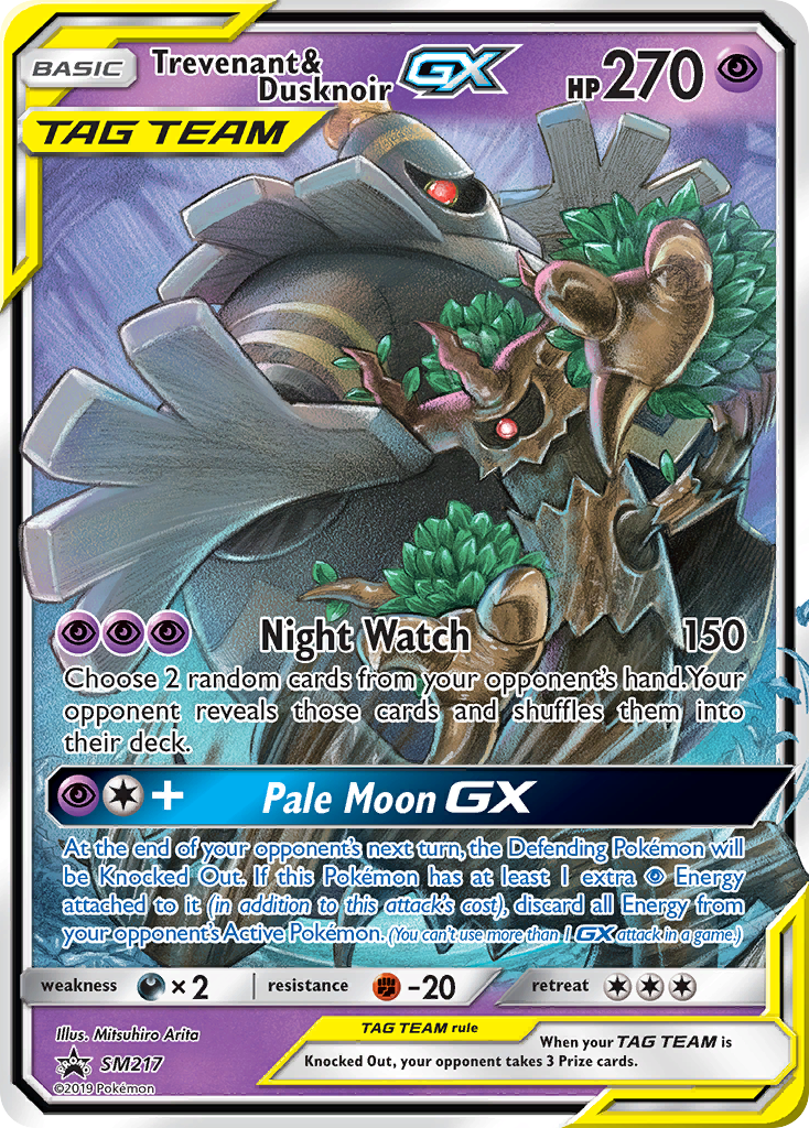 Trevenant & Dusknoir GX (SM217) [Sun & Moon: Black Star Promos] | Game Master's Emporium (The New GME)