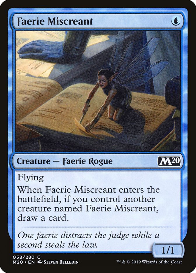 Faerie Miscreant [Core Set 2020] | Game Master's Emporium (The New GME)