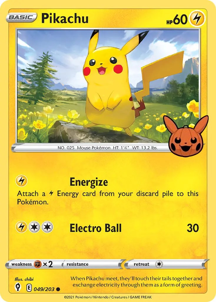 Pikachu (049/203) [Trick or Trade] | Game Master's Emporium (The New GME)