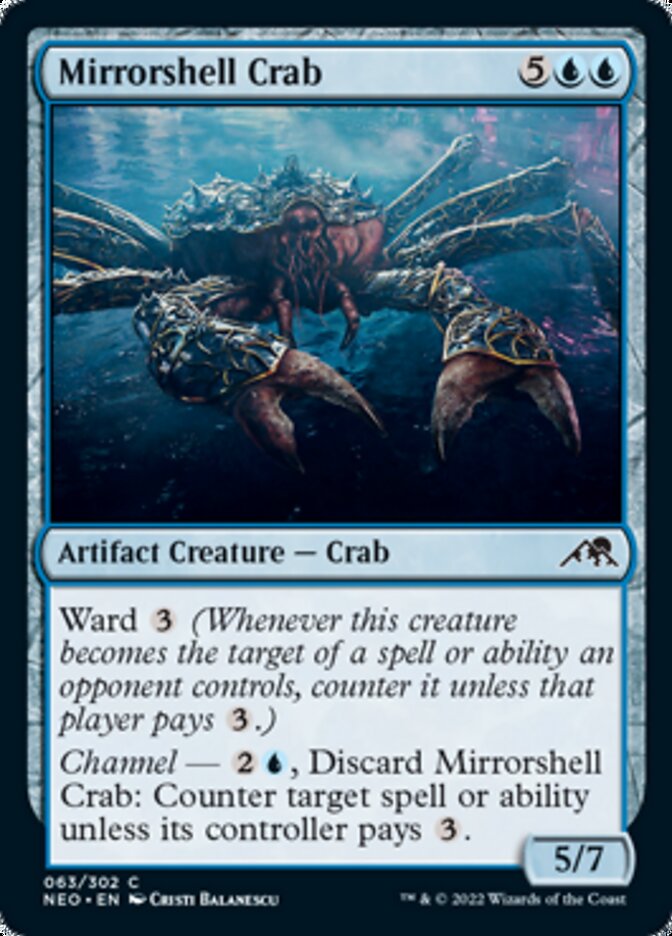 Mirrorshell Crab [Kamigawa: Neon Dynasty] | Game Master's Emporium (The New GME)