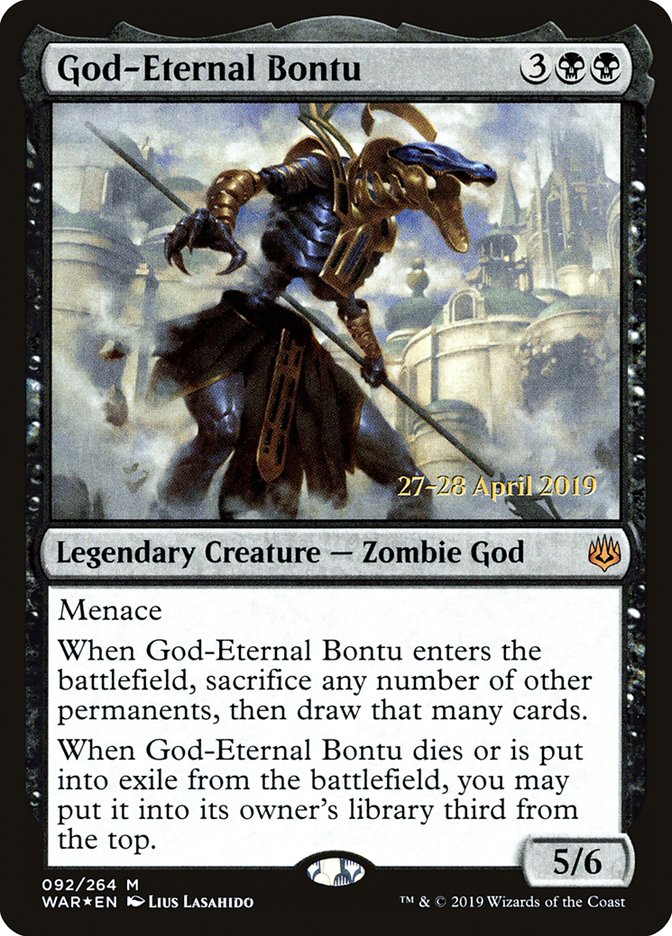 God-Eternal Bontu [War of the Spark Prerelease Promos] | Game Master's Emporium (The New GME)