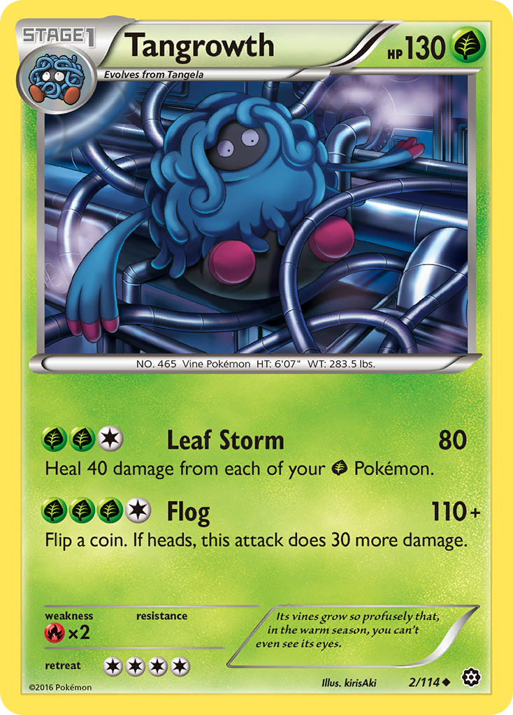 Tangrowth (2/114) [XY: Steam Siege] | Game Master's Emporium (The New GME)