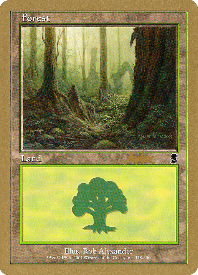 Forest (bk348) (Brian Kibler) [World Championship Decks 2002] | Game Master's Emporium (The New GME)